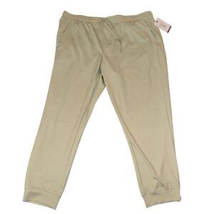 Original Penguin Sport Mens Drawstring Jogger Pants XXL agate Silver Stretch NWT